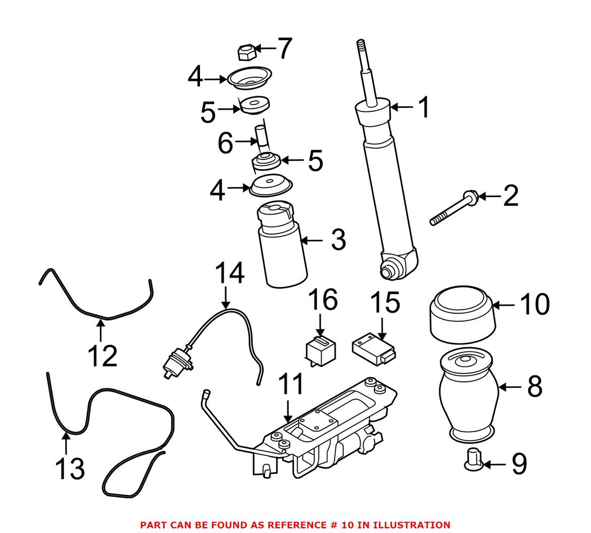 BMW Suspension Strut Bellows - Rear 37126766667